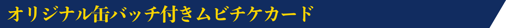 オリジナル缶バッチ付きムビチケカード
