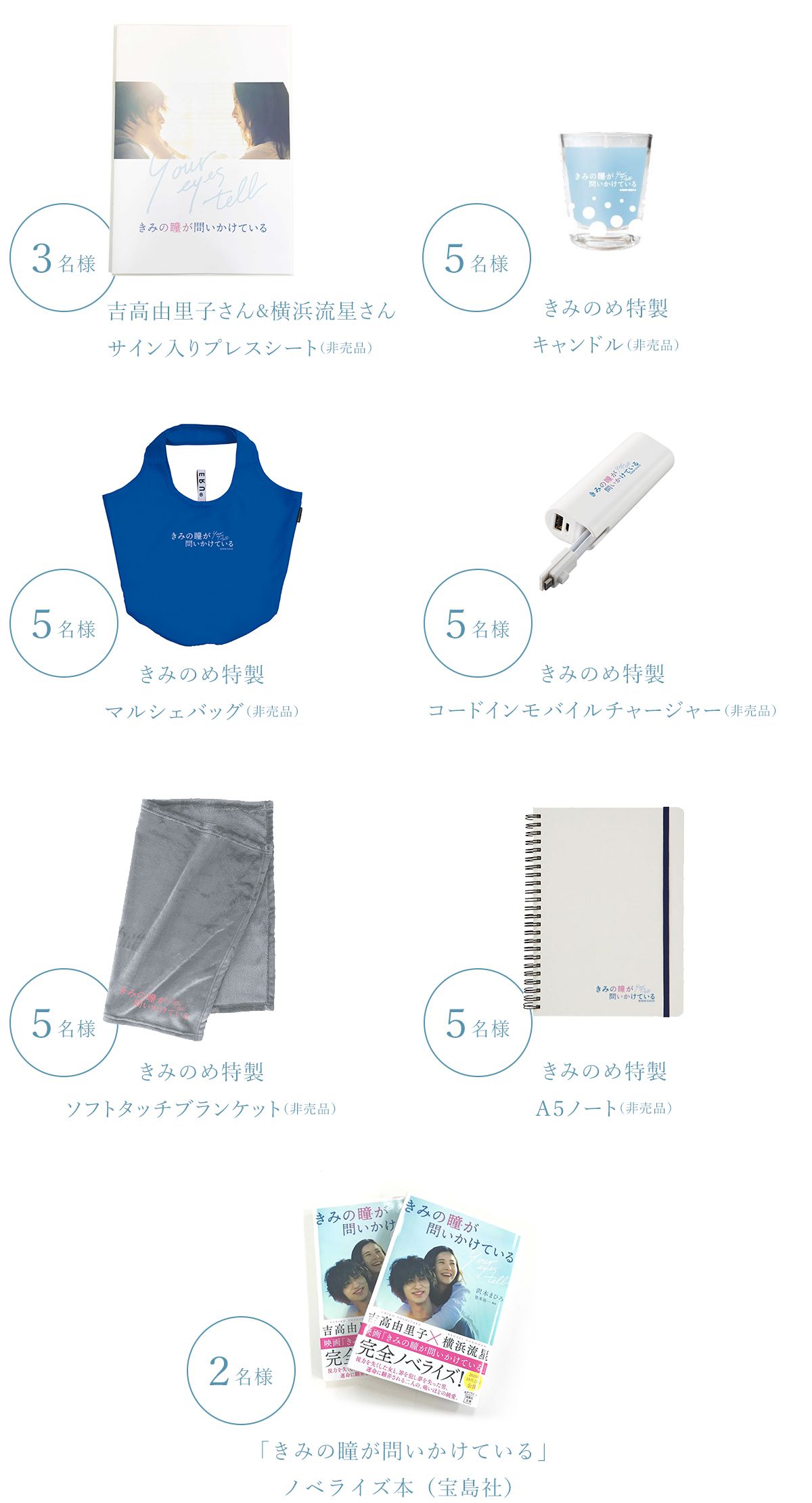 #きみのめ語ろう プレゼント