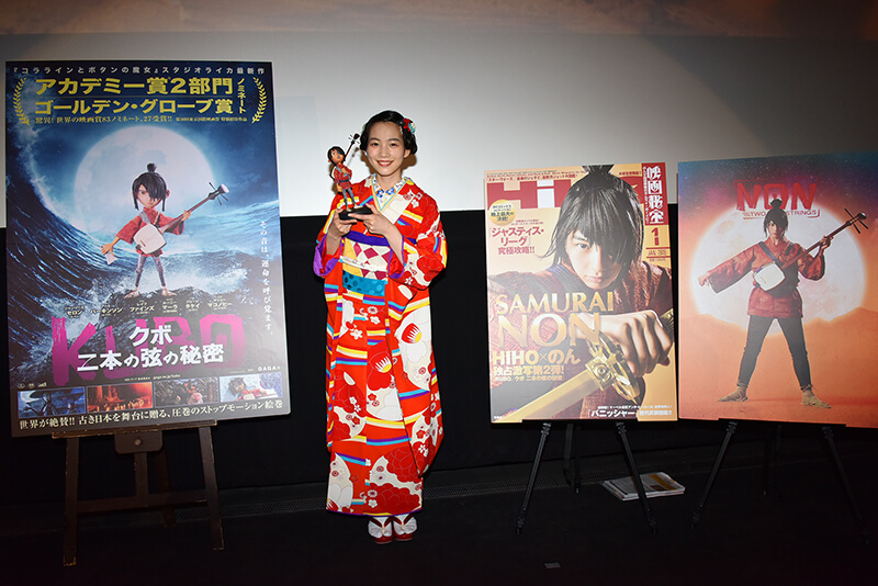 「映画秘宝」表紙の&ldquo;クボコスプレ&rdquo;が大きな話題になった、女優のんさん