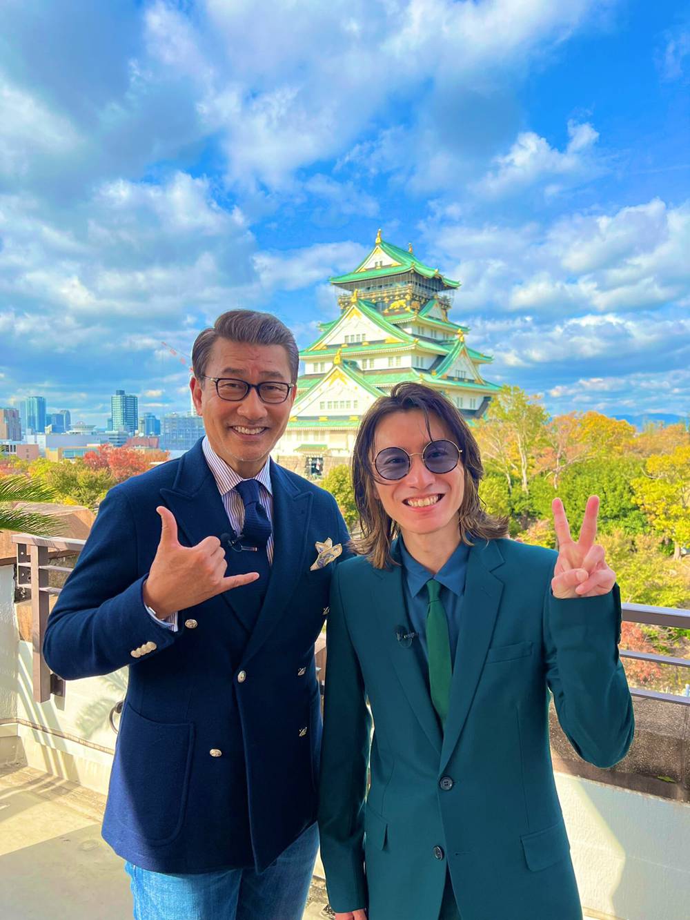 11月21日（月）中井貴一さんと安田章大さんが映画『嘘八百　なにわ夢の陣』大阪キャンペーン！